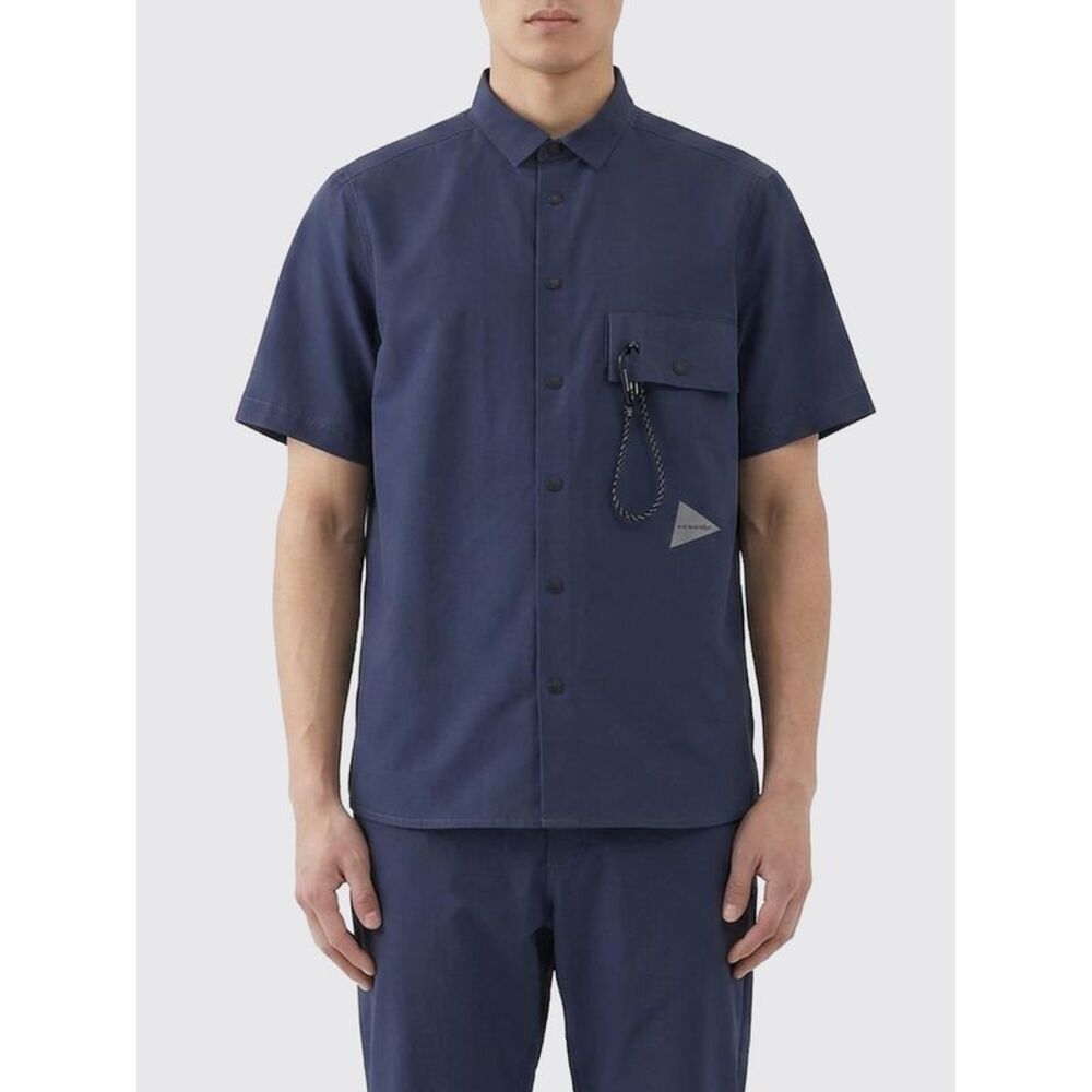 And Wander Shirt Men Blue